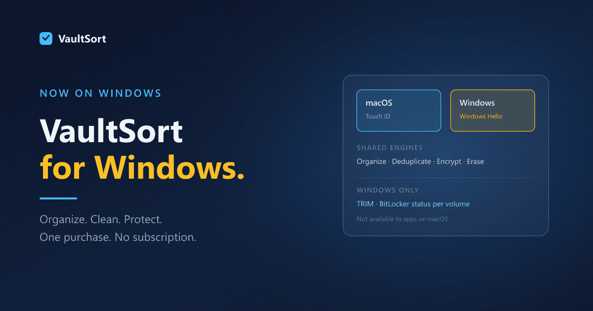 VaultSort for Windows