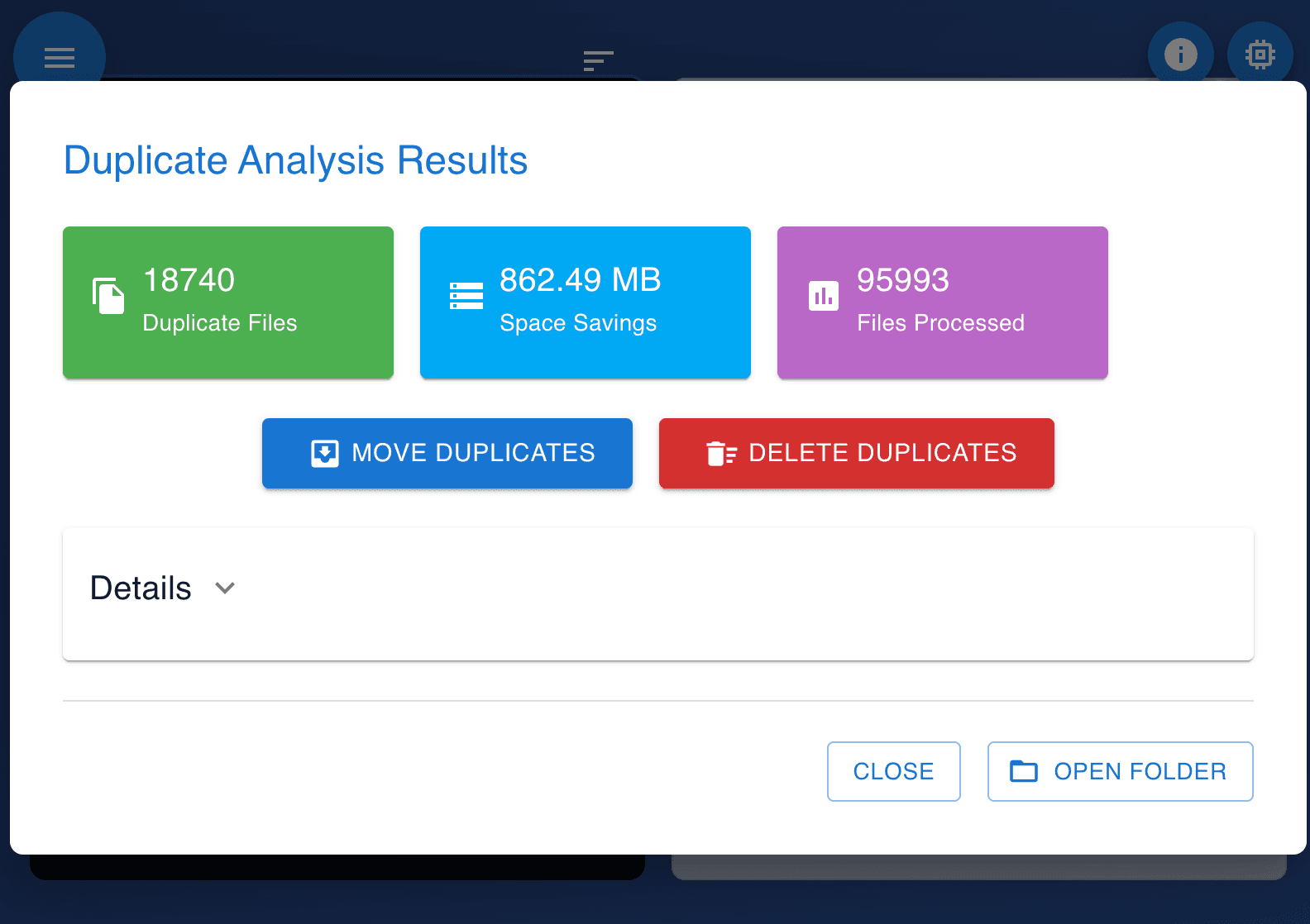 Intelligent deduplication: Automatically identify and remove duplicate files to save space.